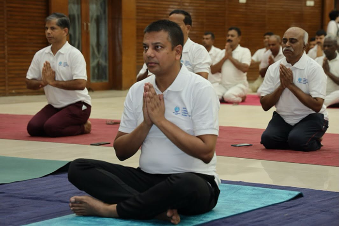 Yoga Day celebrations at JNPA